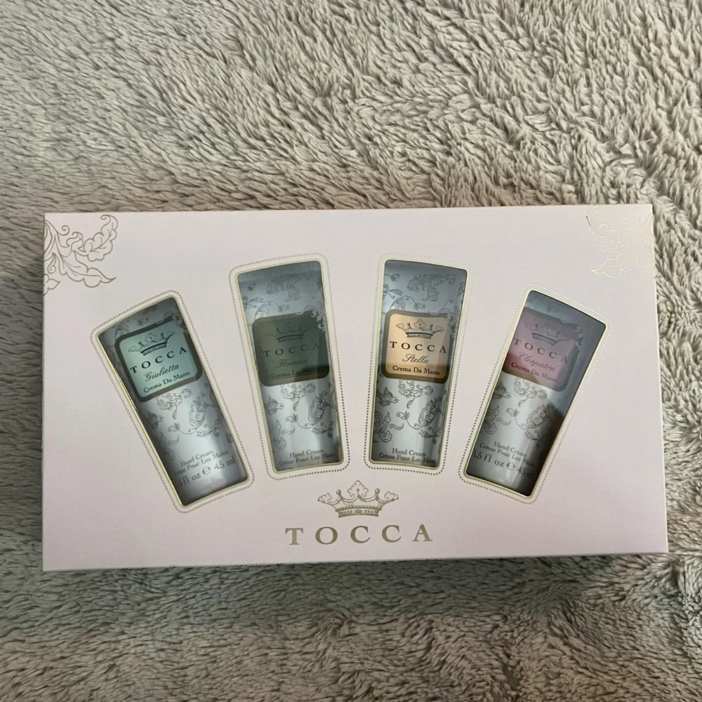 NWOT Tocca Anthropologie Hand Cream Set: Cleopatra, Stella, Florence & Giulietta - Picture 2 of 7